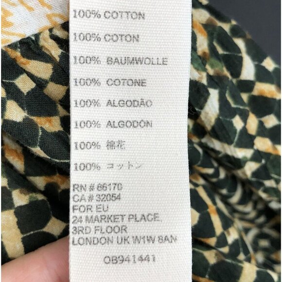 Free People Women's Gotta Have You Tunic Top XS Marigold Tiered Boho Oversized - Picture 5 of 8